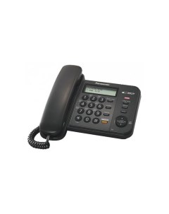 Телефон проводной KX TS2358RUB черный Panasonic