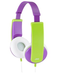 Наушники HA KD5 V EF Kids фиолетовый зеленый Jvc