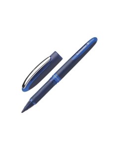 Ручка роллер One Business СИНЯЯ корпус темно синий узел 0 8 мм линия письма 0 6 мм 183003 Schneider