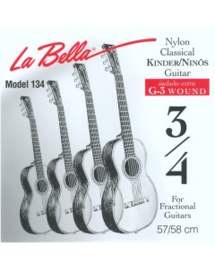 Струны FG134 нейлон для классической гитары 3 4 La bella