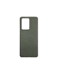 Чехол защитный для Samsung Galaxy S20 Ultra карбон матовый зеленый Barn&hollis