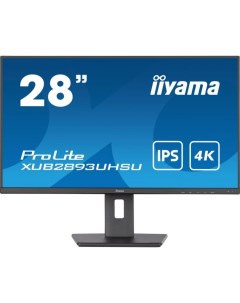 Монитор 28 ProLite XUB2893UHSU B5 3840x2160 3ms 300кд м2 1000 1 80000000 1 178 178 IPS 16 9 60Hz HDM Iiyama