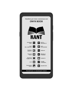 Электронная книга ONYX BOOX Kant 6 13 Carta Plus 32Гб черная Kant 6 13 Carta Plus 32Гб черная Onyx boox