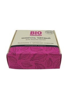 Шампунь твердый для объема волос питахайя и протеины пшеницы BioZone Биозон 50г Правильное решение ооо