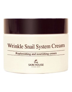 Антивозрастной улиточный крем Wrinkle Snail System Cream Крем 50мл The skin house