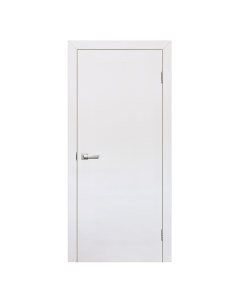 Дверь межкомнатная глухая финиш бумага ламинация цвет белый 70x200 см Verda