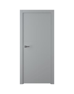 Дверь межкомнатная Лацио 1 глухая эмаль цвет серый 70x200 см Belwooddoors