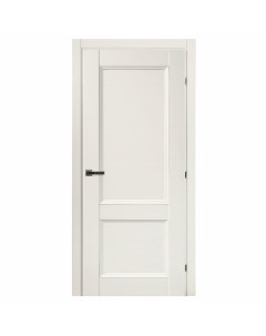 Дверь межкомнатная Танганика глухая CPL ламинация цвет белый 90x200 см с замком Краснодеревщик