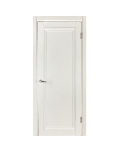 Дверь межкомнатная глухая Нобиле полипропилен ламинация цвет 70x200 см белый с замком Марио риоли