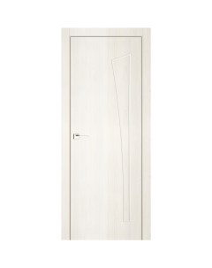 Дверь межкомнатная Белеза глухая финиш бумага ламинация цвет тернер белый 60х200 см Принцип