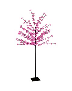 Электрогирлянда фигура Дерево для улицы 200 ламп 180 см цвет розовый Без бренда