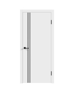 Дверь межкомнатная глухая Бланка М3 90x200 см эмаль цвет белый Velldoris