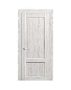 Дверь межкомнатная Амелия глухая ПВХ ламинация цвет рустик серый 80x200 см с замком и петлями Марио риоли