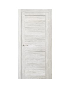 Дверь межкомнатная Тиволи глухая ПВХ ламинация цвет рустик серый 60x200 см с замком и петлями Марио риоли