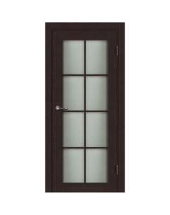 Дверь межкомнатная Пьемонт остекленная CPL ламинация цвет дуб оверленд 90x200 см с замком и петлями Марио риоли