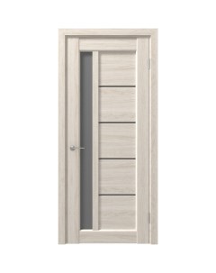 Дверь межкомнатная Брио остеклённая 80x200 см ПВХ ламинация цвет дуб филадельфия с замком и петлями Artens