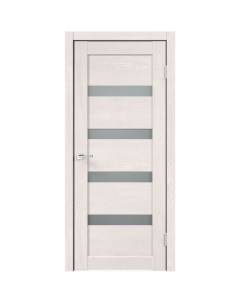 Дверь межкомнатная остекленная без замка и петель в комплекте Лайн 2 90x200 см HardFlex цвет дуб тер Velldoris