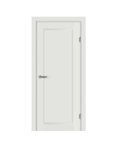 Дверь межкомнатная глухая с замком и петлями в комплекте Пьемонт 80x200 см Hardflex цвет белый жемчу Марио риоли