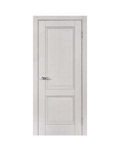 Дверь межкомнатная глухая с замком и петлями в комплекте Палермо 90x200 см полипропилен цвет нардо г Portika