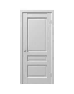 Дверь межкомнатная глухая с замком и петлями в комплекте Магнолия 80x200 см ПВХ цвет белое дерево Artens
