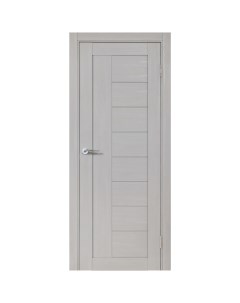 Дверь межкомнатная глухая с замком и петлями в комплекте Легенда 29 1 200x60 см HardFlex цвет серый Portika