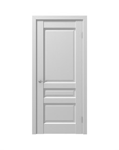 Дверь межкомнатная глухая с замком и петлями в комплекте Магнолия 90x200 см ПВХ цвет белое дерево Artens