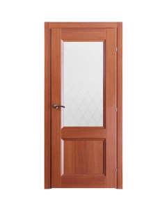 Дверь межкомнатная Танганика остеклённая CPL ламинация 60x200 см с замком Краснодеревщик