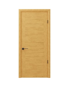 Дверь межкомнатная Космо глухая шпон цвет дуб натуральный 60x200 см Без бренда