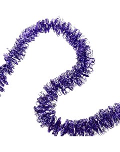 Мишура Кольца 1 200 см цвет фиолетовый Без бренда
