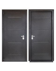 Дверь входная металлическая Порта 88x205 см левая букле графит Portika