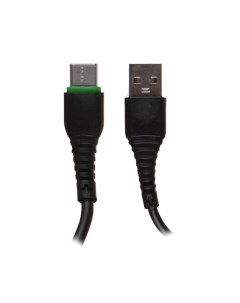 Аксессуар USB Type C 3А 1m Black УТ000036399 Red line