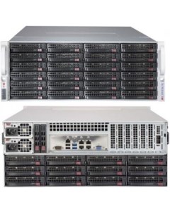 Серверный корпус 4U CSE 847BE1C4 R1K23LPB 2 х 1200 Вт чёрный Supermicro