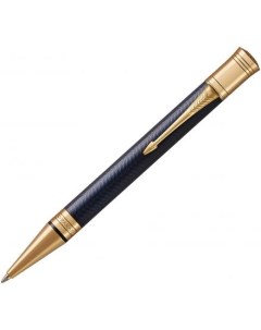 Шариковая ручка поворотная Duofold K307 Prestige Blue Chevron GT черный M 1931373 Parker
