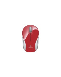 Мышь беспроводная Mini Mouse M187 красный серый Logitech