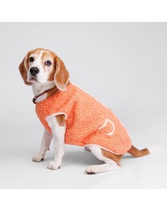 Жилетка пальто для собак 2XL оранжевая Petmax