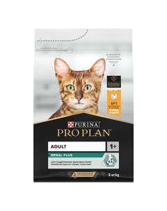 Сухой корм ПРО ПЛАН для взрослых кошек для поддержания здоровья почек с курицей Pro plan