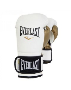 Перчатки тренировочные Powerlock White Gold 12 oz Everlast