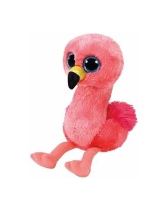 Мягкая игрушка брелок Beanie Boo s Фламинго Гильда 10 см Ty