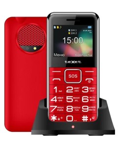 Телефон TM B319 красный Texet