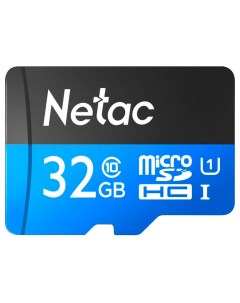 Карта памяти microSD P500 32 GB адаптер NT02P500STN 032G R Netac