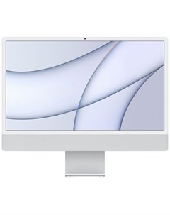 Моноблок iMac 24 MGPD3LL A серебристый Apple