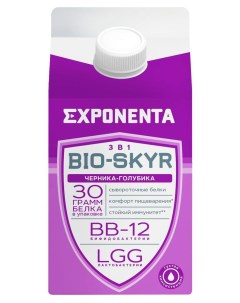 Напиток кисломолочный Bio Skyr 3 в 1 черника голубика 500 г Exponenta