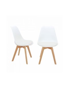 Комплект из 2 х стульев Eames Bon белый Bradexhome