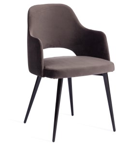 Кресло VALKYRIA mod 718 ткань металл 55х55х80 см высота до сиденья темно серый barkhat 14 черный 2 1 Tetchair