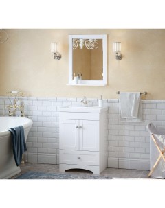 Мебель для ванной комнаты 61 см Техас напольная белая Corozo