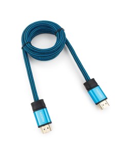 Кабель HDMI 19M HDMI 19M v1 4 1m синий позол разъемы алюминиевый корпус нейлоновая оплетка CC G HDMI Gembird/cablexpert