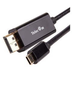 Кабель адаптер USB3 1Type C m DisplayPort m 1 8м черный TCC010 1 8M Telecom