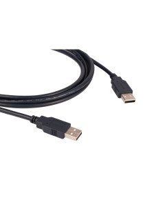 Кабель USB2 0 Am USB2 0 AM 3m черный экранированный C USB AA 10 Kramer