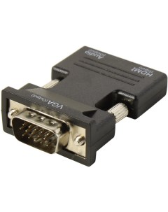 Переходник адаптер HDMI 19F VGA 15M черный C105 706298 Orient