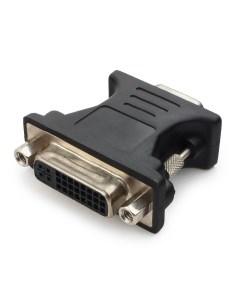 Переходник адаптер VGA 15M DVI F черный Gembird/cablexpert